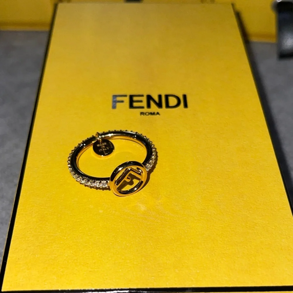 Fendi Gold Ring - Picture 1 of 4